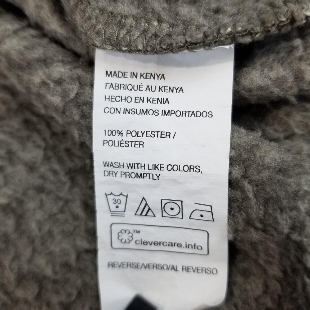 Van Heusen Sweater Mens XL Gray 1/4 Zip Mock Neck Classic Fit Pullover Knit - Picture 5 of 9